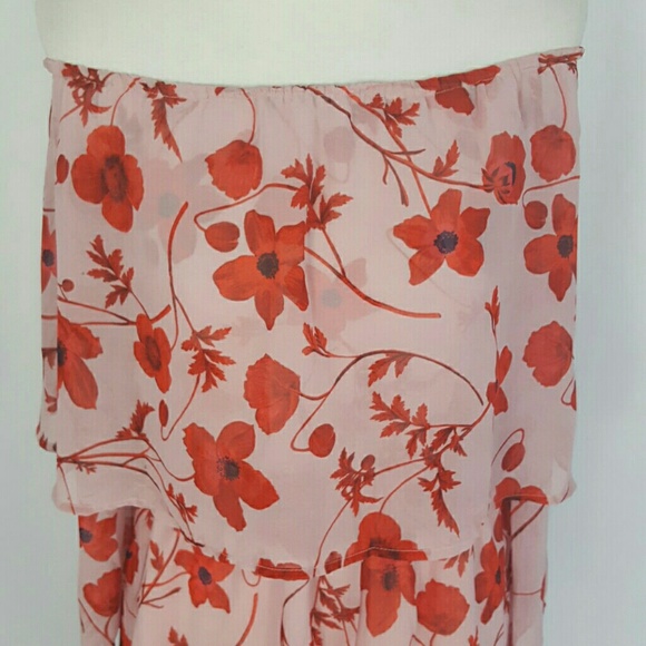 ⤵Missguided Floral Off The Shoulder Romper 6 NWT - Picture 4 of 7